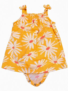 4 for $20 🚨Carter's Floral Bodysuit Orange & White Baby 3-6M Like New